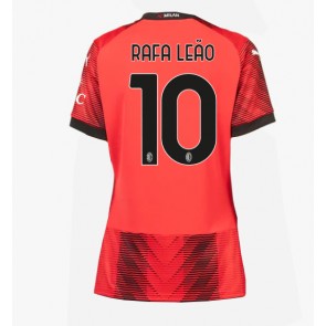 AC Milan Rafael Leao #10 Hjemmebanetrøje Dame 2023-24 Kort ærmer